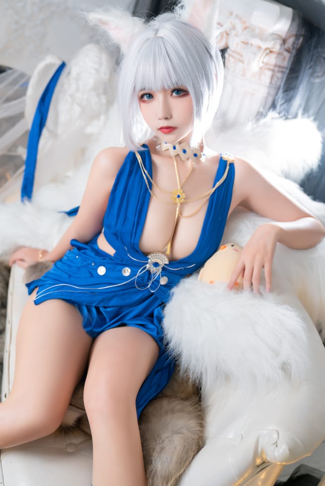 Momoko葵葵 NO.037 &瓜希酱 – 碧蓝航线赤城&加贺 礼服