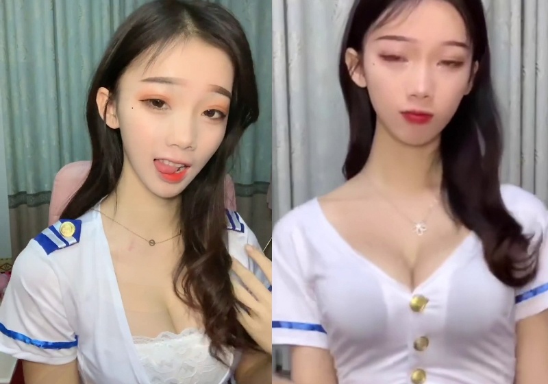 快手小小霜蓝色超短裙抖胸视频预览图 1 快手小小霜蓝色超短裙抖胸视频预览图 1