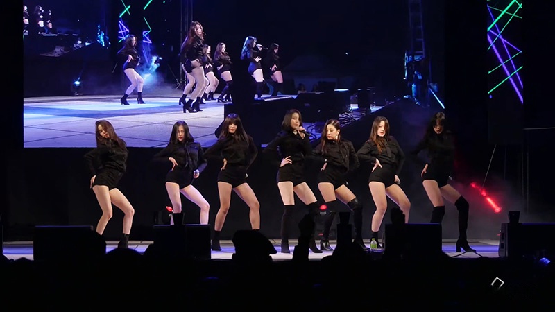 CLC+Blah Blah+SS Dance Performance 180429饭拍40则