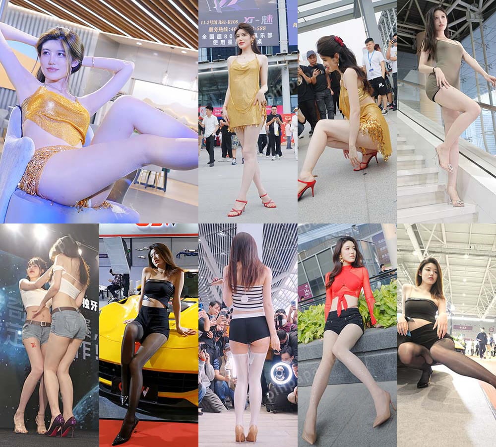 展会车模小乌苏Tina性感身材妖娆多姿
