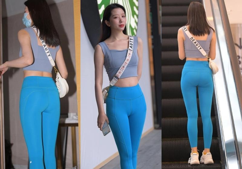 M920.蓝色瑜伽裤美女图片视频预览图 1 M920.蓝色瑜伽裤美女图片视频预览图 1