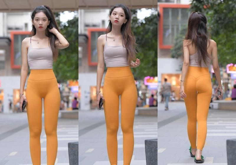 M946.黄色瑜伽裤小妹图片视频预览图 1 M946.黄色瑜伽裤小妹图片视频预览图 1