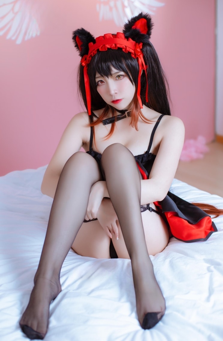 二佐Nisa – NO.223 约会大作战 狂三黑色睡衣