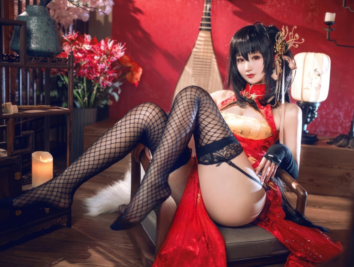 羽生三未 – NO.30 碧蓝航线 大凤旗袍预览图 2 羽生三未 – NO.30 碧蓝航线 大凤旗袍预览图 2