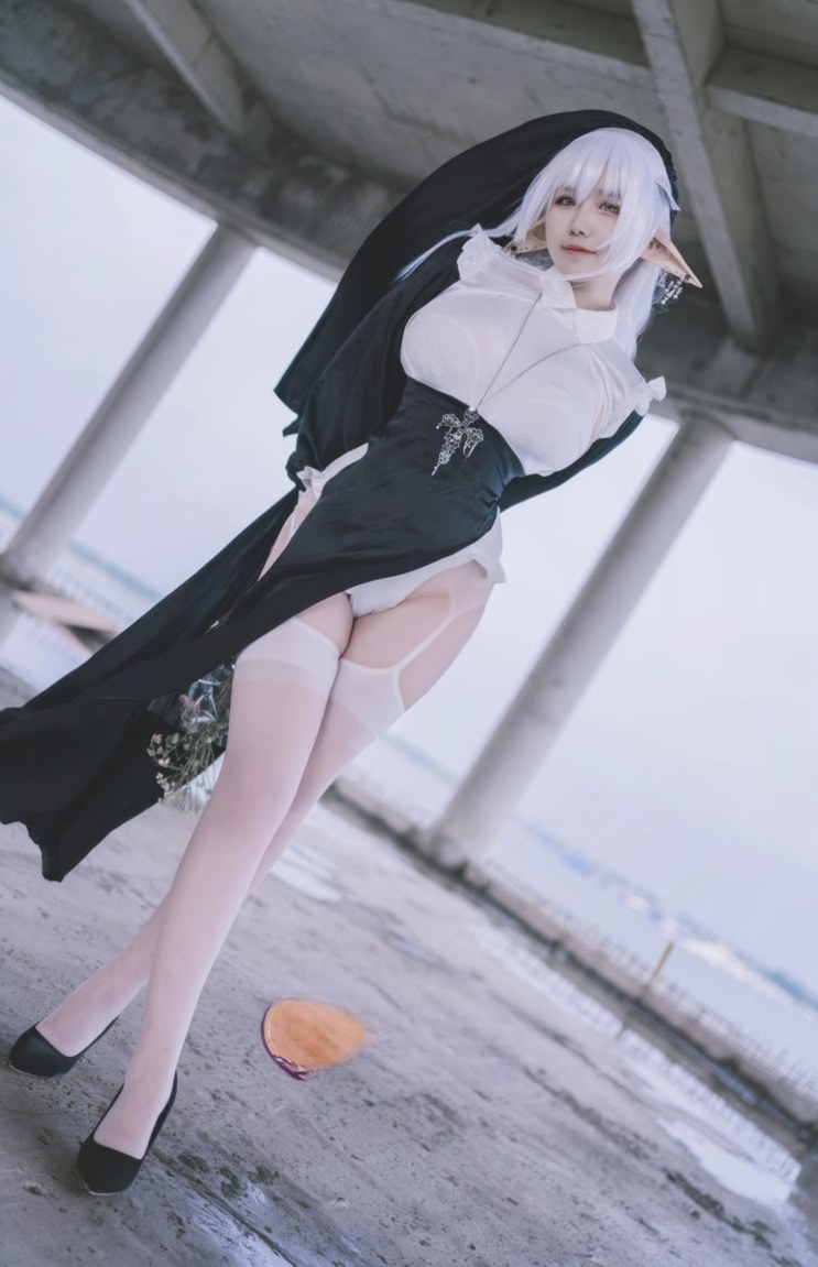 阿半今天很开心 NO.052 精灵修女预览图 2 阿半今天很开心 NO.052 精灵修女预览图 2