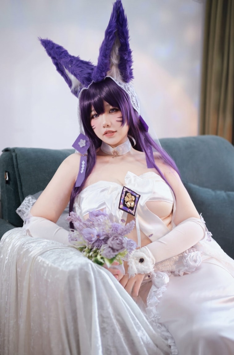 阿半今天很开心 NO.057 碧蓝航线 武藏誓约花嫁 婚纱